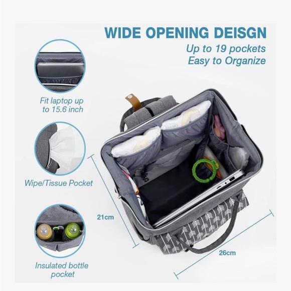 Diaper bag backpack - Picture 6 of 11